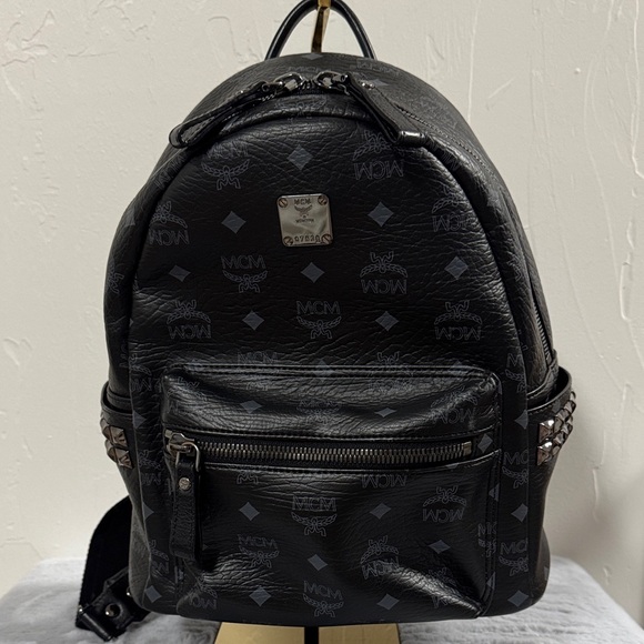 MCM Small Side Stark Studs backpack - Picture 1 of 9